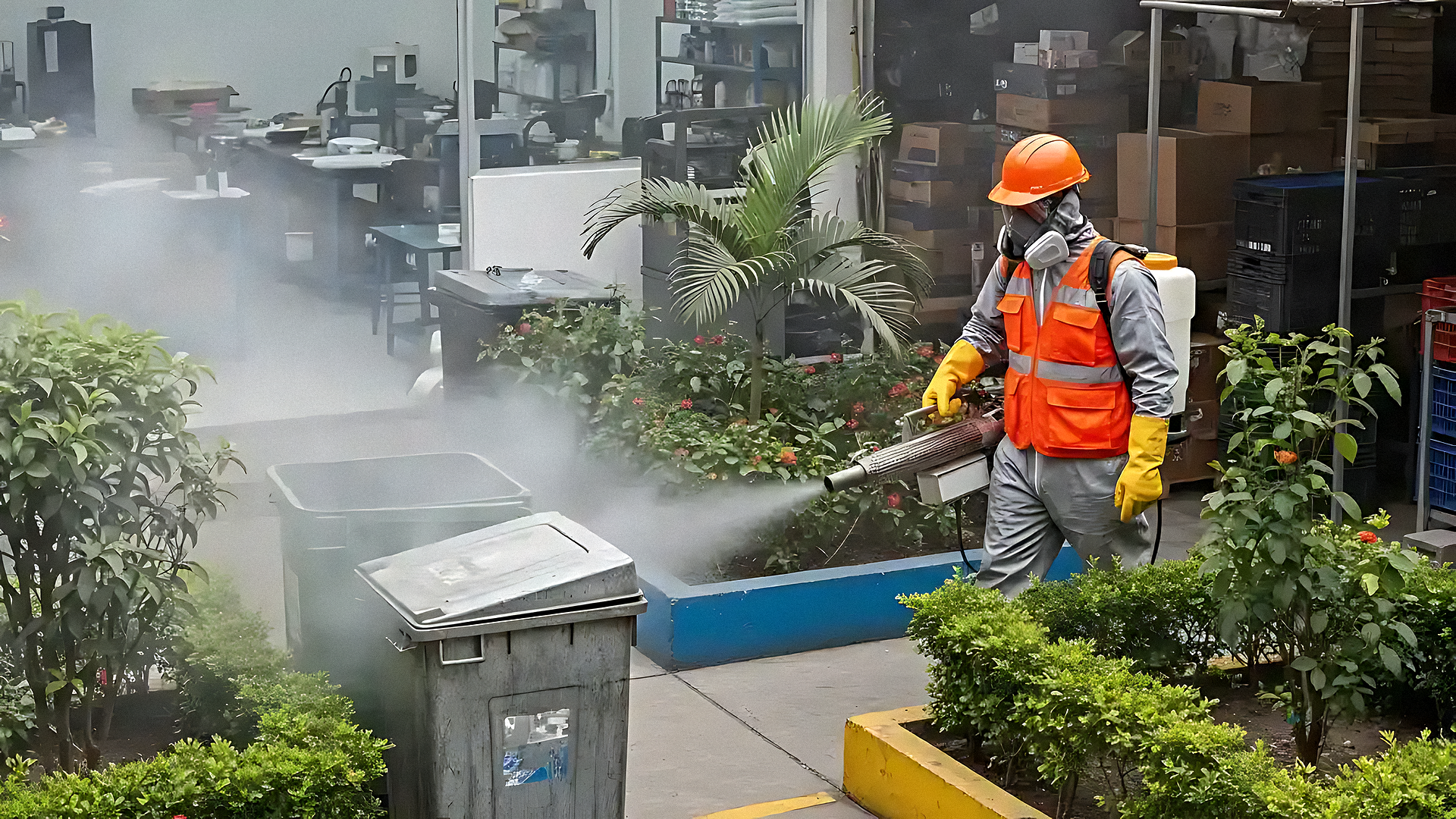 Control de plagas — equipo técnico
