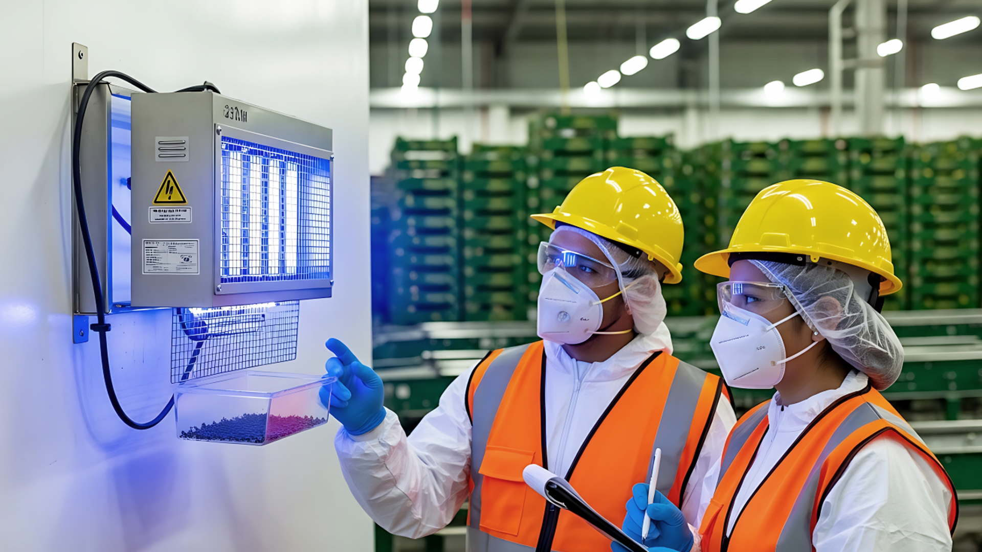 Inspección en estación UV — monitoreo MIP