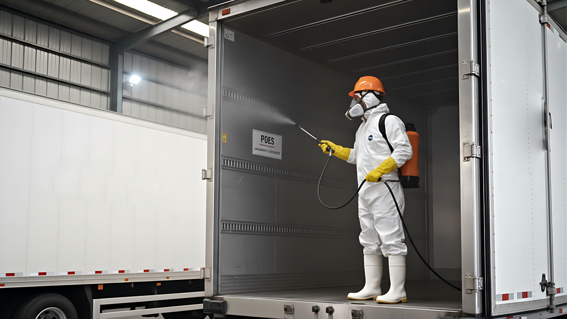 Desinfección de transporte — protocolo de cadena de frío