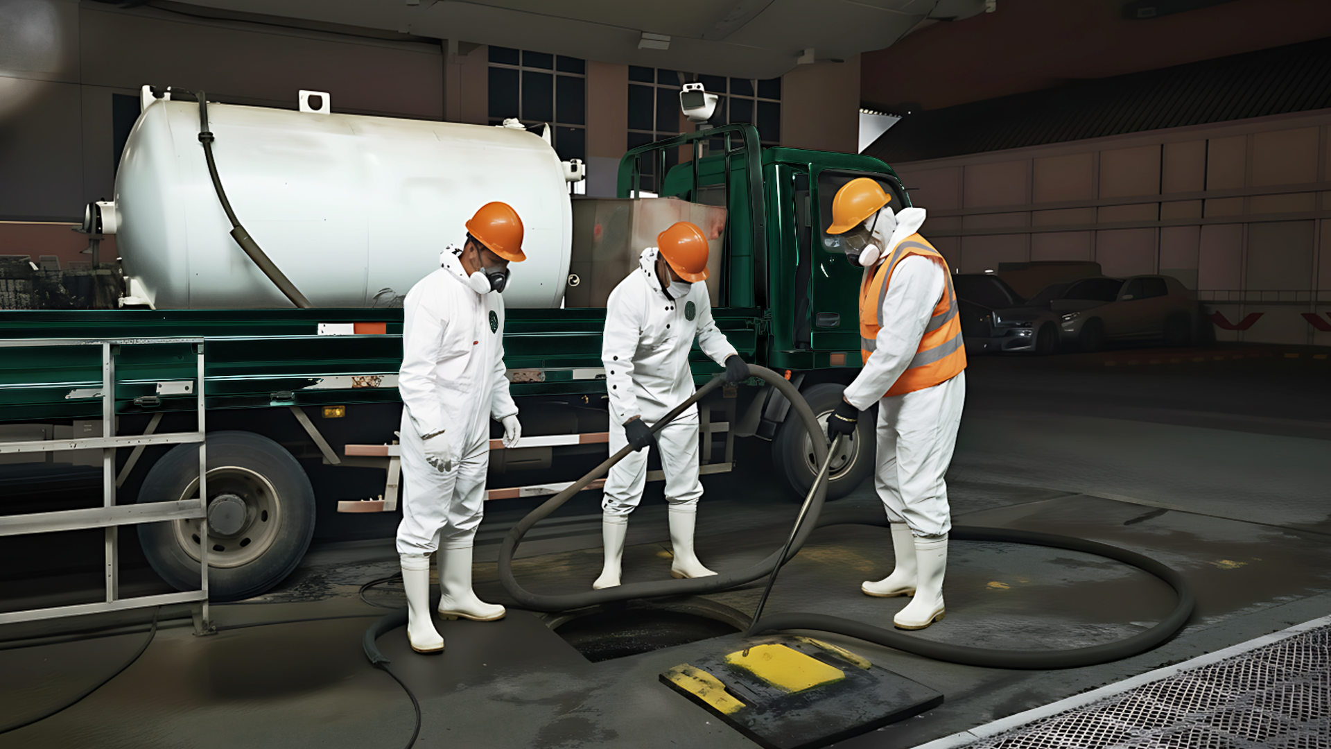 Limpieza de trampas de grasa — succión y raspado técnico